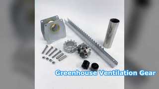 Galvanized Steel Gear System Solar Greenhouse Ventilation
