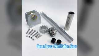Galvanized Steel Gear System Solar Greenhouse