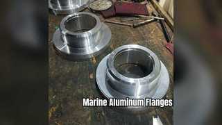 Marine Aluminum Necked Flanges Precision CNC